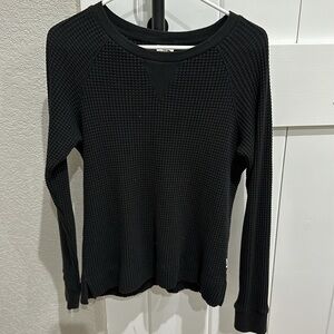 North Face waffle knit long sleeve shirt